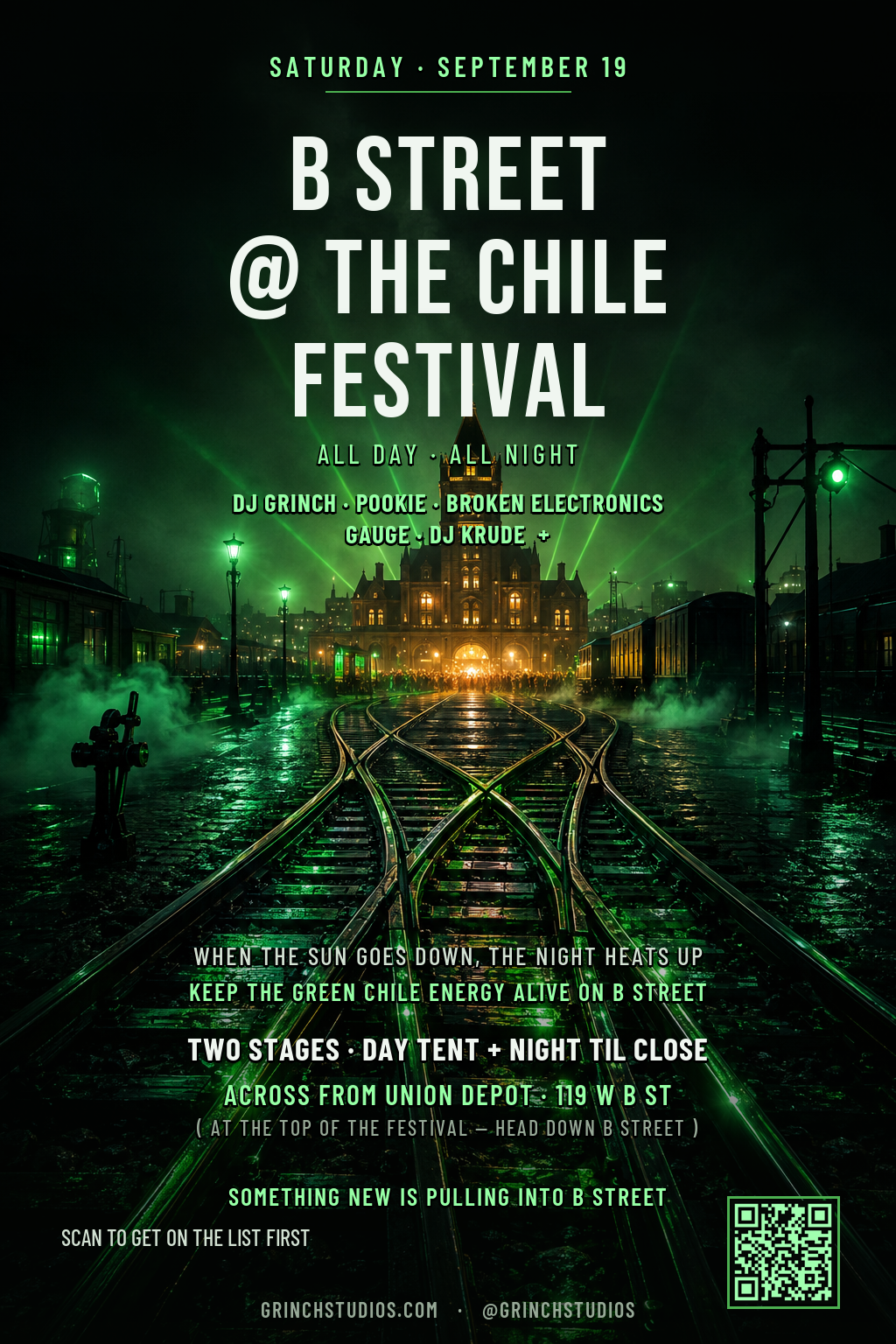 B Street @ The Chile Festival flyer